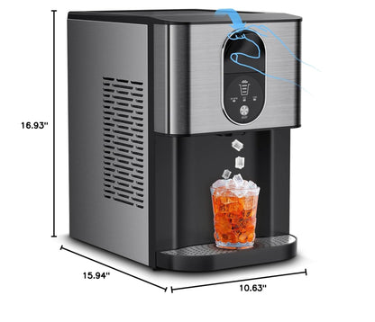 44-lb Ice Per day Nugget Ice Maker Dispenser