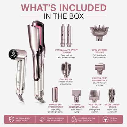 SHARK FLEX FUSION™ MULTI HAIR STYLER SYSTEM
